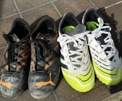 Puma/Adidas サッカー　トレシュー　　2足セット