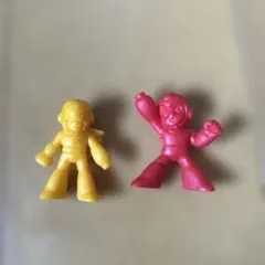 ロックマン 消しゴム フィギュア 2体セット おまけ付き