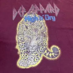 Def LeppardデフレパードバンドTシャツバンTロックTアニマル豹ジャガー