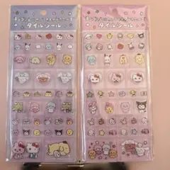 チェゴジムサンリオキャラクターズコラボ　タイルシール 2シートセット