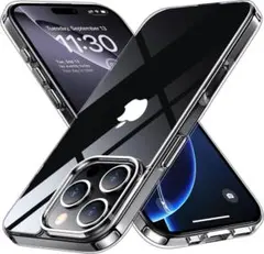 iPhone 16 Pro ケース クリア Magsafe対応 耐衝撃 透明