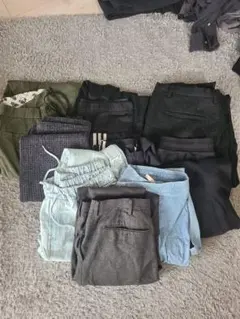 メンズ パンツ ジーンズ ジャージ セット