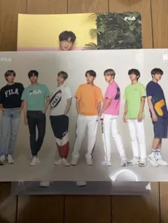 FILA BTSコラボクリアファイル　ジョングクとテテ以外