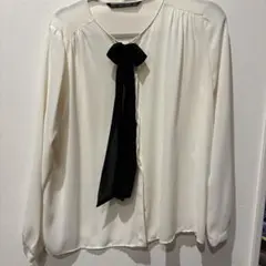 【ZARA BASIC】ブラウス ホワイト 長袖