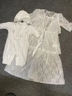 ベビー セレモニードレスセット 白　50〜70㎝