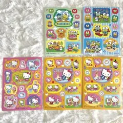 【平成レトロ】 サンリオ シール　キティ　けろっぴ　5枚セット　当時物
