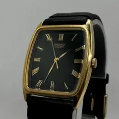 SEIKO 6431-5080 レクタンギュラー 黒文字盤 稼働品 - メルカリ