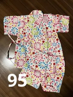 甚平 花火柄 95cm