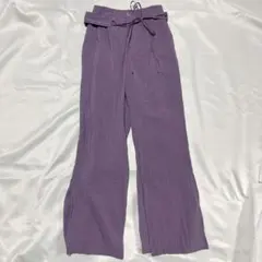 snidel ワッシャープリーツパンツ　パープルのサムネイル