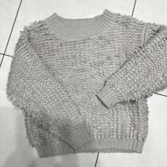 Techichi グレー ニット ループ編み