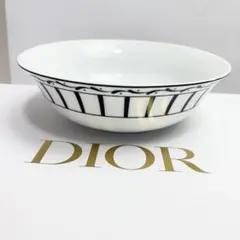 新品 DIOR サラダボウル 22cm ブラックストライプ ムッシュディオールのサムネイル