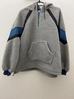 W.W.G ボア ハーフジップ パーカー レディース アウター ゆったり