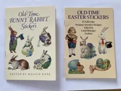 Old-Time Bunny Rabbit & Easter Stickers