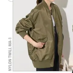 SLOBE IENA スローブイエナ ナイロンツイルMA-1ジャケット　ブルゾン