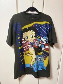 ベティ・ブープ USA Tシャツ ダークグレー