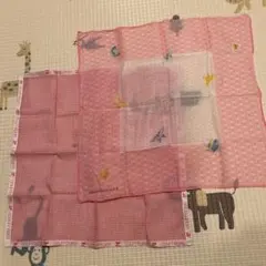 courrèges & Hanae Mori ハンカチ 2枚セット
