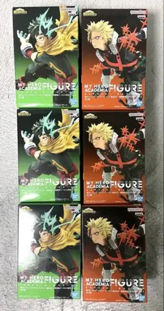 【新品未開封】僕のヒーローアカデミアフィギュア 緑谷出久 爆豪勝己 GiGO限定