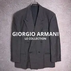 Giorgio Armani ダークグレー ダブルブレストジャケット Giorgio Armani グレー ダブルブレストジャケット - メルカリ