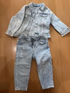 H＆M デニムジャケットパンツ デニデニ