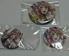 新品 3個 甘露寺蜜璃 C105 webshopくじ 鬼滅の刃 箔押し缶バッジ