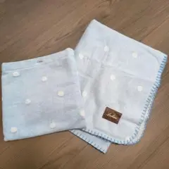 Leilian ブランケット 収納袋付き 水玉模様のサムネイル