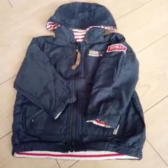 DOUBLE.B フード付きリバーシブルジャケット 90