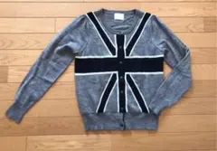 ワンコインセール！　エムズエキサイト　国旗柄　カーデ　セーター