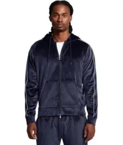 アンダーアーマー ベロア フルジップ フーディー トラックパンツ 上下 ジャージ