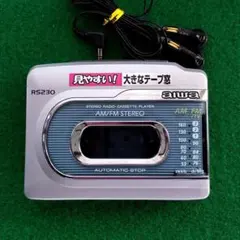 ☆ AIWA ラジオカセットプレイヤーRS23 整備品