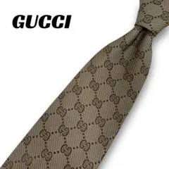 GUCCI グッチ 極美品 近年タグ ネクタイ GG柄 シェリーライン 大人気色 GUCCI グッチ 極美品 近年タグ ネクタイ GG柄 シェリーライン 大人気色