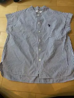 U.S. POLO ASSN. ストライプ 半袖シャツ M