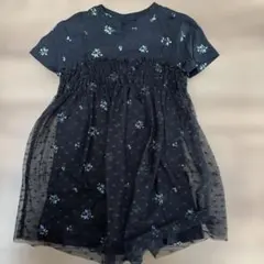 H&M チュール付きワンピース　110cm