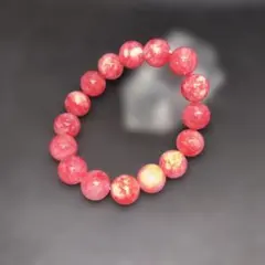 【高品質】天然石パワーストーン　ロードクロサイトブレスレット　12㎜