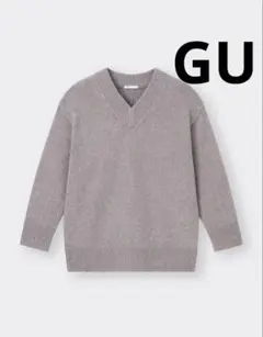 （限定値下げ） メラジンVネックセーター　gu S