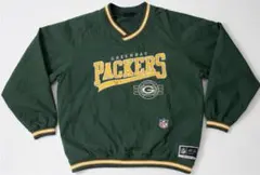 橋*貴様 NFL Green Bay Packers ナイロンプルオーバー 古着のサムネイル