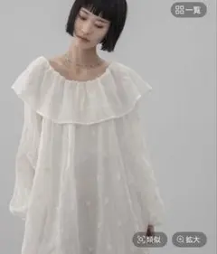 3日間限定出品　2WAYシシュウミニワンピース