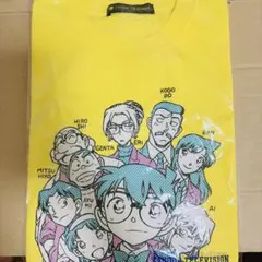⭐︎未開封　24時間テレビ コナン チャリティーTシャツ Mサイズ　イエロー　黄色