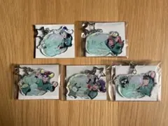 忍たま乱太郎　サンリオコラボカフェ　お名前アクリルキーホルダー　6年生セット