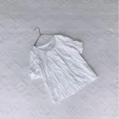 OPAQUE.CLIP トップス カットソー tシャツ 裏地 ドット柄 総柄