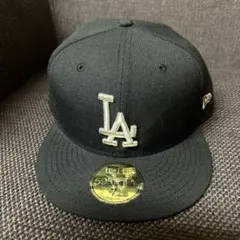 New Era 59FIFTY LAキャップ 7 3/4 送料無料　金色刺繍