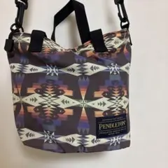 【美品】Pendleton 幾何学模様 ショルダーバッグ　2WAY