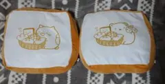 もちもち食パンクッション　すみっコパンきょうしつ　しろくま、ねこ