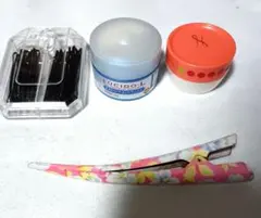 ヘアワックス、ヘアピン、ヘアクリップ
