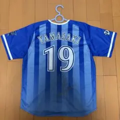 ベイスターズ BlueMates ユニフォーム #19 山崎康晃直筆サイン入り
