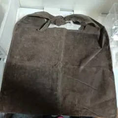 Legato Largo 牛革エコバッグ　ブラウン