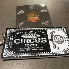 Novelbright CIRCUSツアー東京キーホルダー・FCライブステッカー