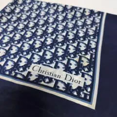 ChristianDior トロッター柄スカーフシルク