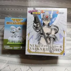 にゃんこ大戦争 ネコヴァルキリー・真 魂クラフトフィギュア 羽根付き鎧を着たネコ