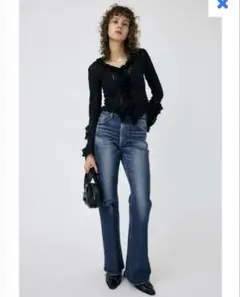 MOUSSY MVS D/BLU FLARE サイズ25