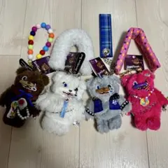 usj ユニバ ハミクマ ぬいぐるみキーチェーン 2025 ４体セット